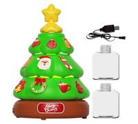 Christmas Tree Music Box, Bubble Machine Toy with Lights, For, Vintage Tree Weddings Decoration