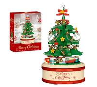 Christmas Tree Music Box Building Set with Lights, Creative 2-in-1 Model Kit for Kids 6+, Grows Creativity | Festive Gift, Decor & Family Activity
