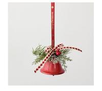 Christmas Tree Needle - Handcrafted Accents Hanging Festive Red/White/Green/Gold Berry Decor for Holiday Season Bells Having Pinecone Pine Set Ornament Iron(A)