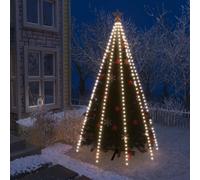 Christmas Tree Net Lights PVC Cold White 400cm LED Net for 150cm Tree USB5m IP65