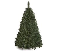 CHRISTMAS TREE New Boxed Traditional Forest Green Luxury TREE (Caucasian Fir, 180 cm)