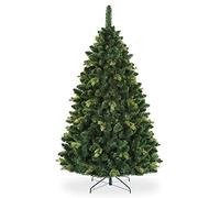 CHRISTMAS TREE New Boxed Traditional Forest Green Luxury TREE (Natural Pine, 250 cm)