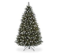 CHRISTMAS TREE New Boxed Traditional Forest Green Luxury TREE (Scandinavian Spruce, 220 cm)