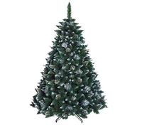 CHRISTMAS TREE New Boxed Traditional Forest Green Luxury TREE (Snow-covered, 220 cm)