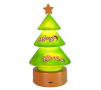 Christmas Tree Night Light - Led Simulated Christmas Tree Table Lamp, Festive Desktop Lights | 15 Minute Timer Three Modes, Dimming Table Light with Timer Function, Beautiful Home De