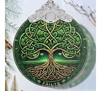 Christmas Tree of Life Stained Glass Ornament - Holiday Home Decor - Gift Exchange Present - The Tree of Wisdom