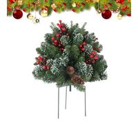 Christmas Tree on the Floor - Prepared Interior, Artificial Christmas Tree as Christmas Decoration, Articulated Branches, Ideal for Entrance Hall, Offices etc