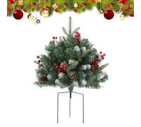 Christmas Tree on the Floor - Prepared Interior, Artificial Christmas Tree as Christmas Decoration, Articulated Branches, Ideal for Entrance Hall, Offices etc