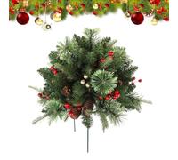 Christmas Tree on the Floor - Prepared Interior, Artificial Christmas Tree as Christmas Decoration, Articulated Branches, Ideal for Entrance Hall, Offices etc