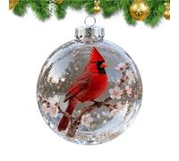 Christmas Tree Ornament,3D Reusable Lightweight Display Decor | Hummingbird Christmas Balls Ornaments - for Window Indoor Tabletop Wall Outdoor Party Home Holiday
