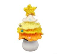 Christmas Tree Ornament, Charming Handmade Crochet Xmas Trees, Ornaments Knitted Xmas Tree Ornaments(C)