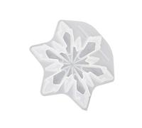 Christmas Tree Ornament Mirrored Snowflake Shaped Pendant Silicone Mold Hanging Accessories Epoxy Resin Mold Snowflake Epoxy Resin
