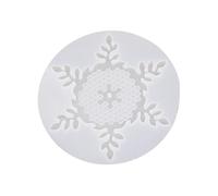 Christmas Tree Ornament Mirrored Snowflake Shaped Pendant Silicone Mold Hanging Accessories Epoxy Resin Mold Snowflake Epoxy Resin