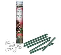 Christmas Tree Ornaments - 6 Scentsicles Scent Sticks Hanging Decorations (Snowberry Pine 4740)