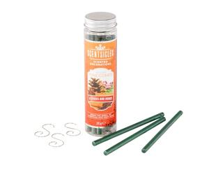 Christmas Tree Ornaments - 6 Scentsicles Scent Sticks Hanging Decorations - (Spiced Pine Cone 0094)