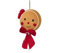 Christmas Tree Ornaments, Christmas Decoration Plush Gingerbread Man Doll Ornament, Mini Christmass Gift Wool Felt, Hanging Christmass Decorations Presents For Indoor Outdoor Home Bedroom