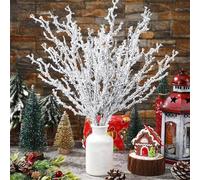 Christmas Tree Ornaments Christmas Tree Decoration Materials Preserved | Flowers Dried Flowers Bouquets Home Simulation Branches Living Room Table Flower Decoration Create a Festive Display for the