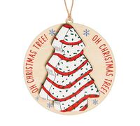 Christmas Tree Ornaments, Cookie Ornament Featuring Christmas Tree Bakery Design, Unique Christmas Ornaments for Christmas Tree, Cute Christmas Decor, Gift for Baker, Women, Friends, Daughter, Grandma