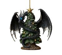 Christmas Tree Ornaments - Dragon Christmas Tree Decoration | Decorative Festival Ornament,for Front Door Wall Garden Bedroom Mantel Seasonal Centerpiece Wreath Staircase