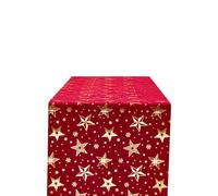 Christmas Tree Ornaments for The Home Christmas Star Table Runner Cloth Hot Velvet Polyester Table Flag Year Printed Holiday Gathering Flag for Xmas Decor