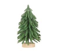Christmas Tree Ornaments for The Home Small Christmas Tree Mini Mini Pines Bottle Brush Fake With Wooden Base For Tabletop Decoration Indoor Festive Home or Party