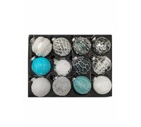 Christmas Tree Ornaments Glass Balls 12 PCS Noble Christmas Ornaments