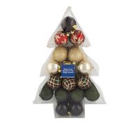 Christmas Tree Ornaments Noble Luxury Baubles In Tree Shape 34 X 6cm