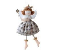 Christmas Tree Ornaments - Push Angel Girl Cancant Decor for Christmas | Especially Seasonal with Lanyard for Farmhouse Windowsill Door