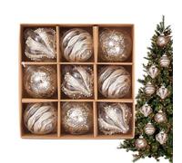 Christmas Tree Ornaments Set - Christmas Tree Decoration,Seasonal Pendants Holiday Decorations for Home Living Room Classroom Activity Retail Store Window Display
