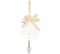 Christmas Tree Ornaments Set Metal Icicle Hanging Decorations | Wrought Iron Festive Baubles with Rustic Snowman Reindeer for Star White Snowflake Pendant for Holiday Home Garden