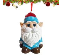 Christmas Tree Ornaments with Gnome | 3D Cartoon Resin Dwarf Christmas Ornament, Cute Faceless Doll Decor Swedish Tomte Pendants for Wedding Christmas Tree at