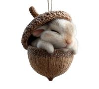 Christmas Tree Pendant | Christmas Time Keepsake Flat - Acrylic Animal Pendant for Decoration for the Christmas Tree, for Wall, Living Room, Windowsill, Garden, Shoulder Bag, Backpack, Key Ring