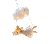 Christmas Tree Pendant Lightweight Fabric Cloud Piece for Cozy, B