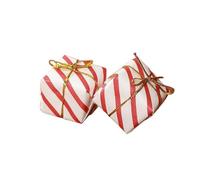 Christmas Tree Pendantds Merry Christmas Multi Color Checkered Gift Box Ornaments Decorations For Home Xmas Tree Hanging Pendant for Wreath(04)