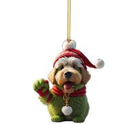 Christmas Tree Pendants Sale Clearance Dog Xmas Decoration Bauble Green Xmas Tree Pendant Household Christmas Tree Decorations Holiday Hanging Ornament Supplies for Trees