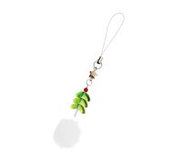 Christmas Tree Phone Lanyard With Acrylic Leaves Designs Bead Decorations Phone Hanging Pendant For Holiday Decors Family Gathering Accessory