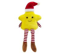 Christmas Tree Plush, Cute Star Tree Shaped Stuffed Doll, Long Legged Cuddly Stuffed Toys, Five Pointed Star & Christmas Trees Design, for Bedroom, Sofa, Living Room, Car, Party Decor