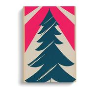 Christmas Tree Pop Art Canvas Print | Gallery Wrapped 30mm Frame Wall Decor | 30x20 inches | Ready to Hang | Pop Art Landscape Picture | Living Room Bedroom Lounge Office