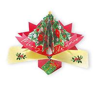 Christmas Tree Pop Up Christmas Greeting Card Second Nature 3D Cards Pop Ups XPOP066