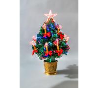 Christmas Tree Pre-Lit Green Fiber Optic LED Lights Xmas Home Festive Decor 6FT