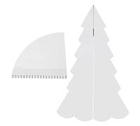 Christmas Tree Quilting Set, Transparent Acrylic Sewing Template Ruler for Bowl Mats Making - Durable Craft Tool, Easy Fabric Alignment, Ideal for DIY Sewing Projects (58mm)