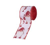 Christmas Tree Ribbon Fabric Holiday Decoration Gift Wrapping Tool Party Supplies Sustainable Wreath Ornament Christmas Ribbon