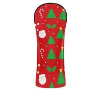 Christmas Tree Santa Hat Candy Head Covers for Golf Clubs Waterproof Headcover with Number Tags Designed to Fit All Woods and Drivers fundas para maderas de golf