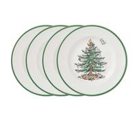 Spode Christmas Tree Set of 4 Dinner Plates