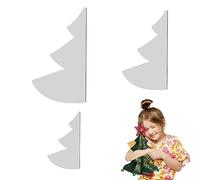 Christmas Tree Sewing Template 3PCS 8/12/15 Inch Xmas Tree Sewing Pattern Template DIY Sewing Templates Christmas Craft Supplies for Xmas Decor