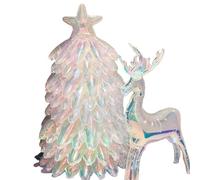 Christmas Tree Shape Balloonoversized crystal symphony three-dimensional inflatable aluminum film balloon festive atmosphere scene decoration