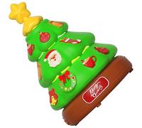 Christmas Tree Shape Bubble Electric Baby Toy Home Beach Garden Outdoor Blowing Toy Parent-child Communication Kids Maker Girls