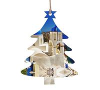 Christmas Tree Shape Christmas Wooden Ornaments - Santorini Greek Island sea View Print Various Shapes for Xmas Tree, Home, and Office Decoration