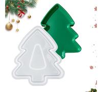 Christmas Tree Shape, Reusable Smooth Festive Flexible Tool | Festive Silicone Baking Moulds | For Friends Family Home Party Holidays Indoor Outdoor Baking Kitchen