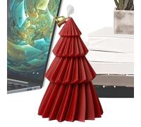 Christmas Tree Shaped Candle - Festive Christmas Scented Candles | Decorative Christmases Tealight | Santa Shaped Candle for Holiday Table Centerpieces, Party Decor & Seasonal Gift Giving